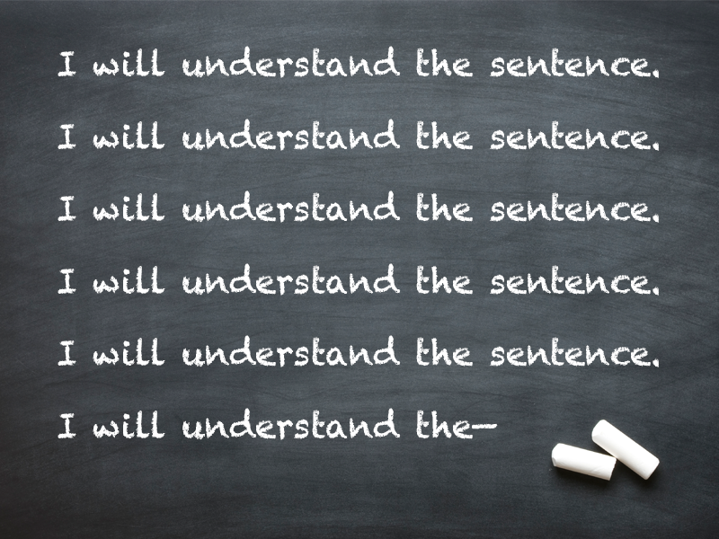 What Is a Sentence?
